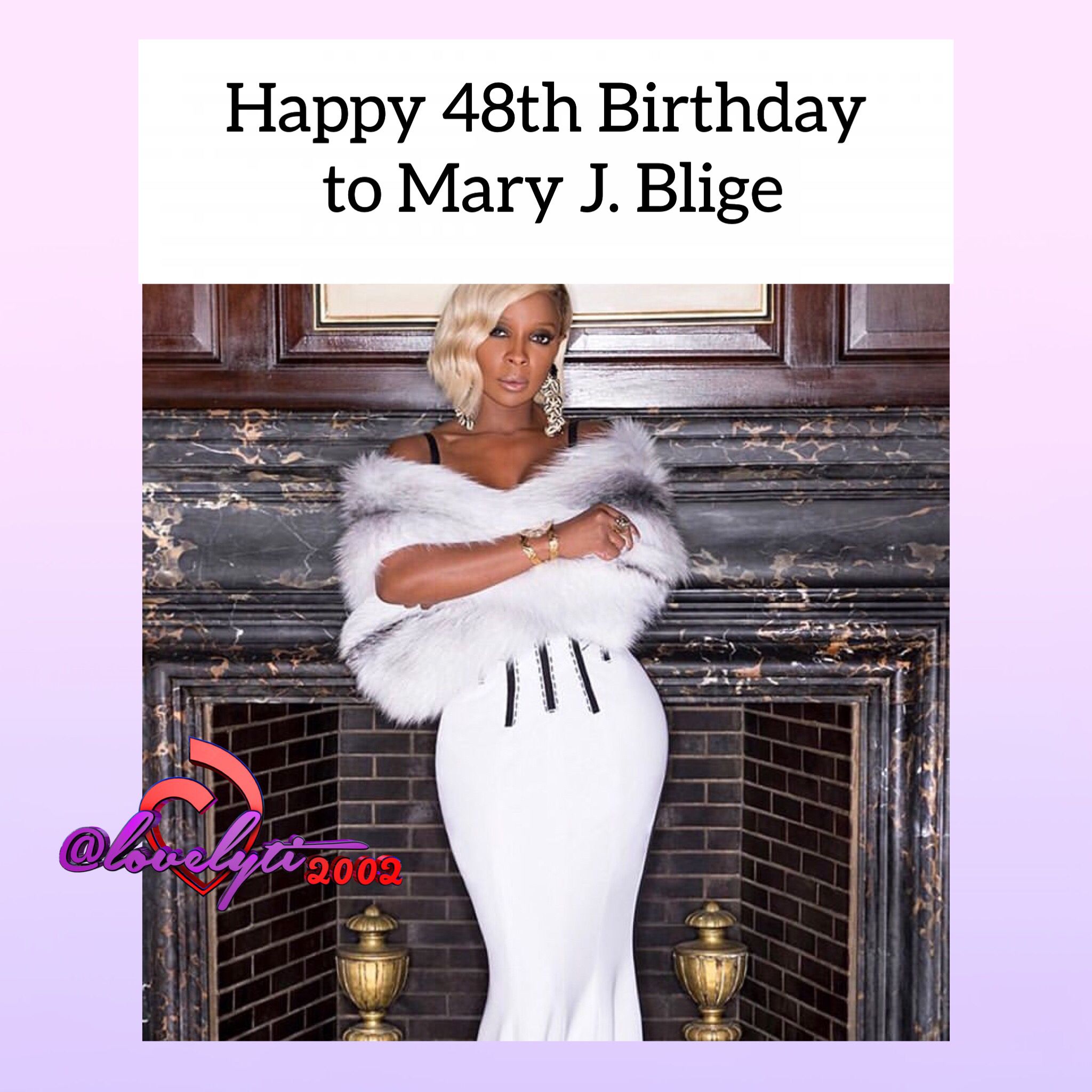 Happy Birthday to Mary.J Blige born on January 11, 1971 