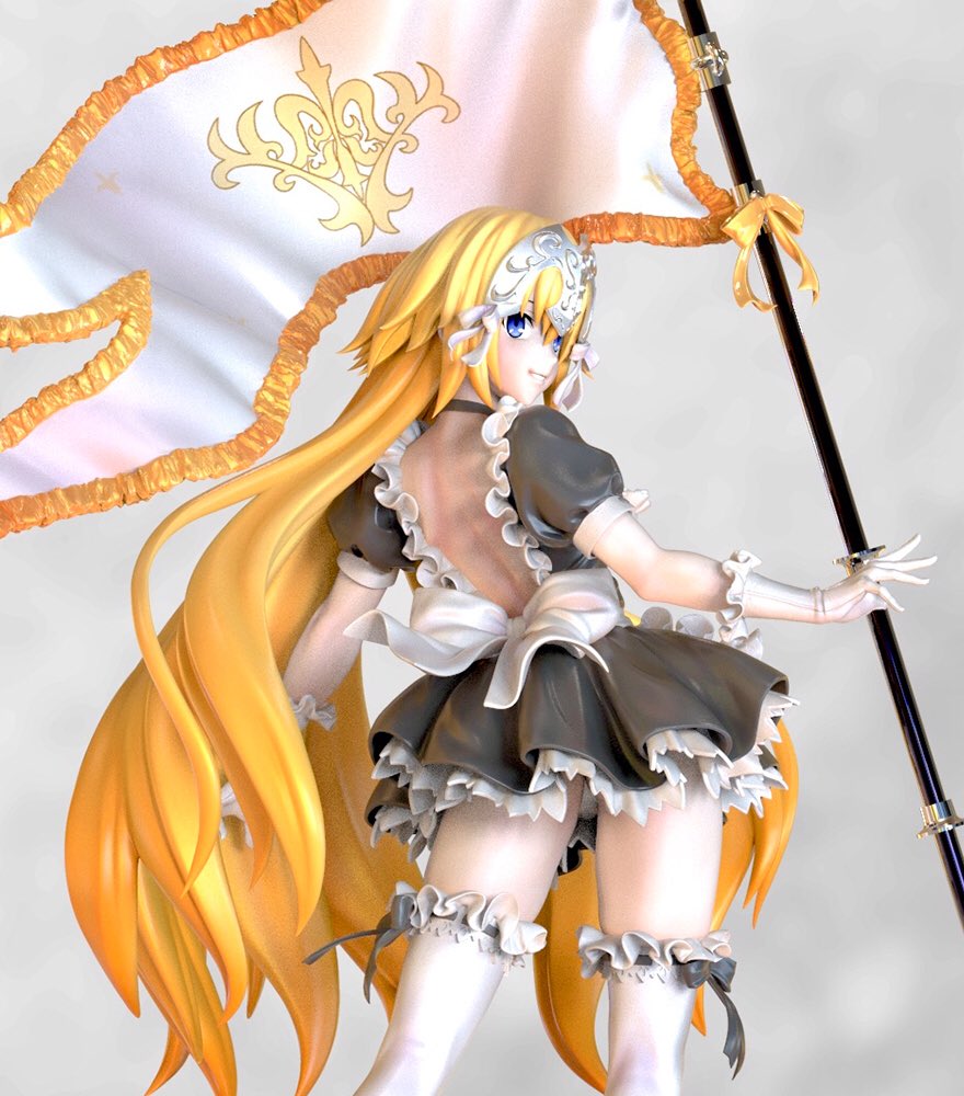 希少品 グリズリーパンダ ガレージキット 塗装済完成品 FGOメイド