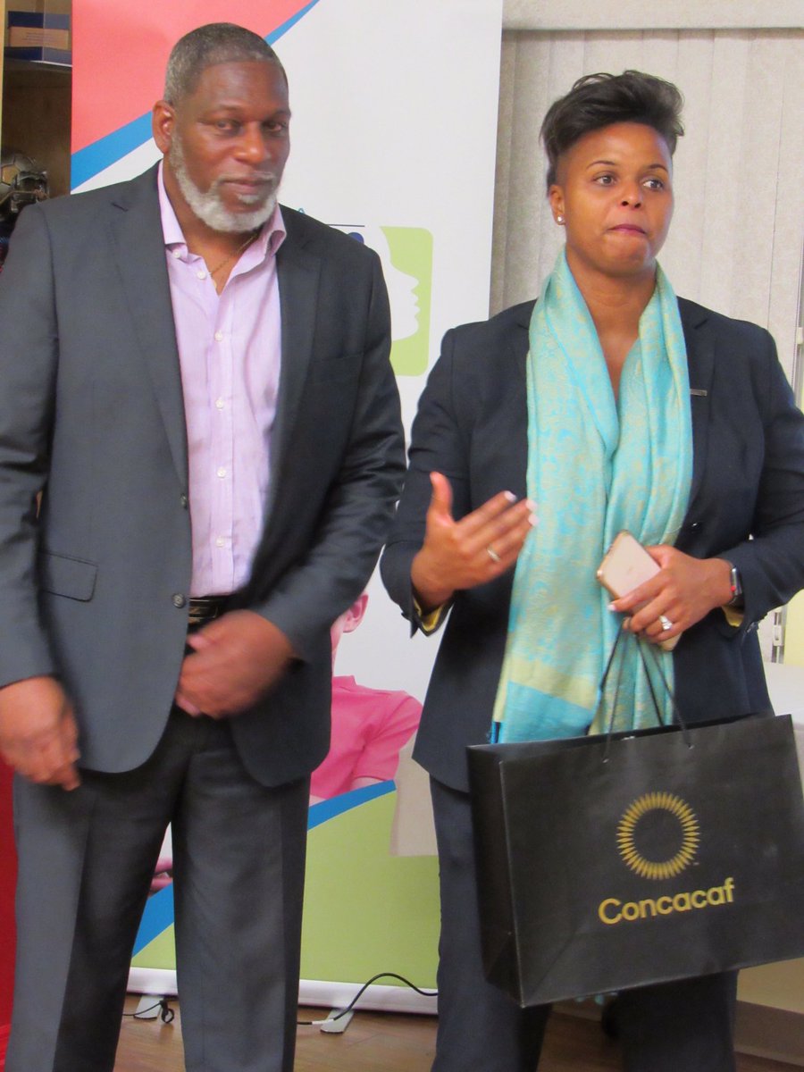 BermudaFA's tweet photo. Tonight was our Opening of @BermudaFA Women’s Symposium with @karinaleblanc Head of Women’s Football @Concacaf #Bermuda #bermudafa #bdagirlpower https://t.co/9cUzsUrRcE