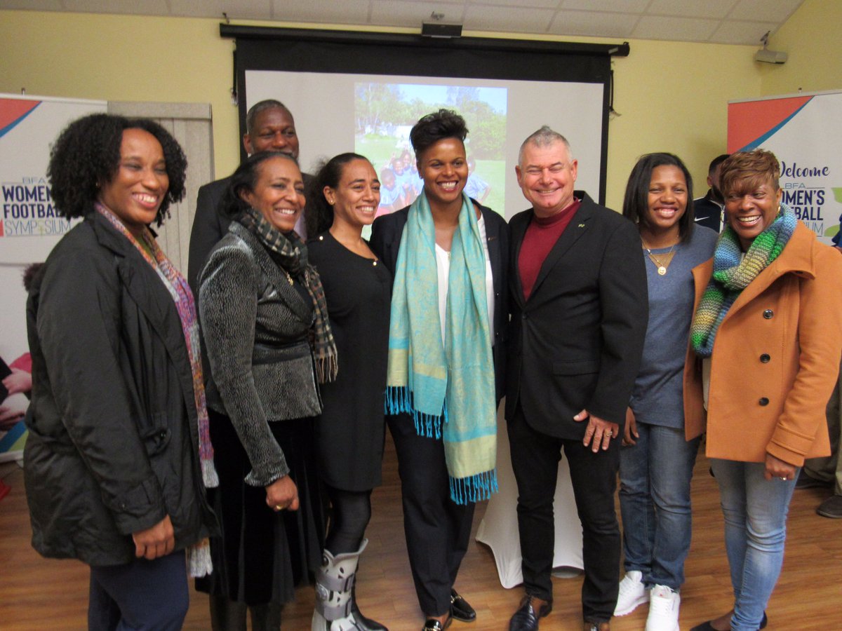 BermudaFA's tweet photo. Tonight was our Opening of @BermudaFA Women’s Symposium with @karinaleblanc Head of Women’s Football @Concacaf #Bermuda #bermudafa #bdagirlpower https://t.co/9cUzsUrRcE