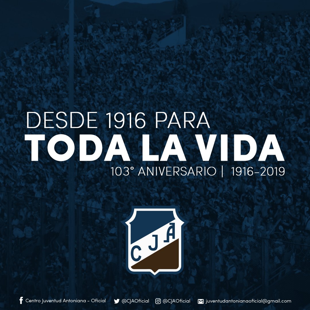 CJAOficial's tweet photo. ¡Felíz #Aniversario103CJA para todo el pueblo Antoniano! https://t.co/j9k8TY9uXU