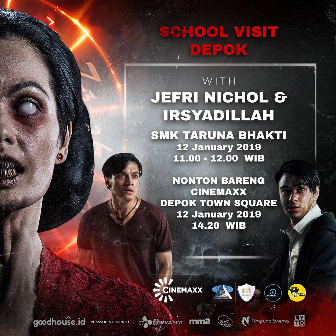 DEPOK! Sudah siap? 😘
#TheatreVisitDREADOUT #NobarDRRADOUT