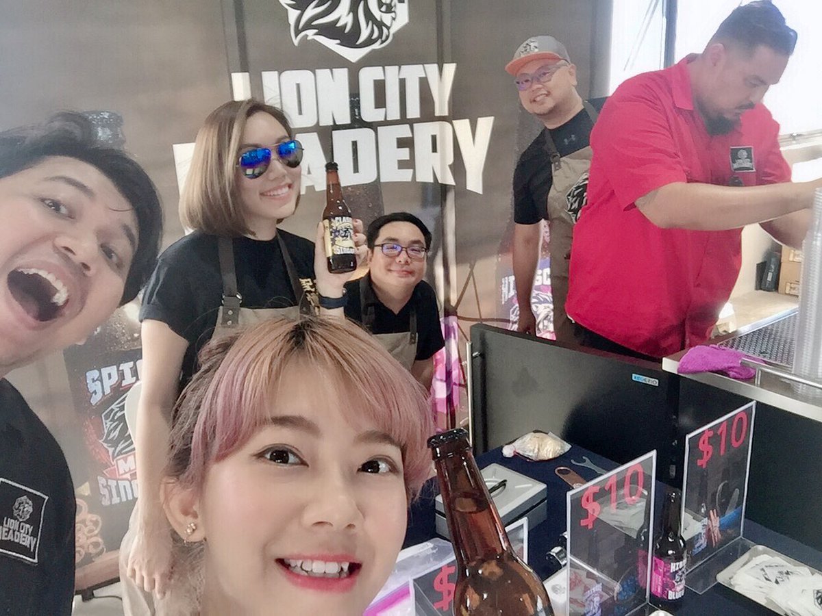 gk_reiko's tweet image. Come drink like a Viking with us at #WickedWallop2019! Presenting Singapore’s first beer-style mead! I personally like the SPICED mead 😆 #WickedWallop #LionCityPride