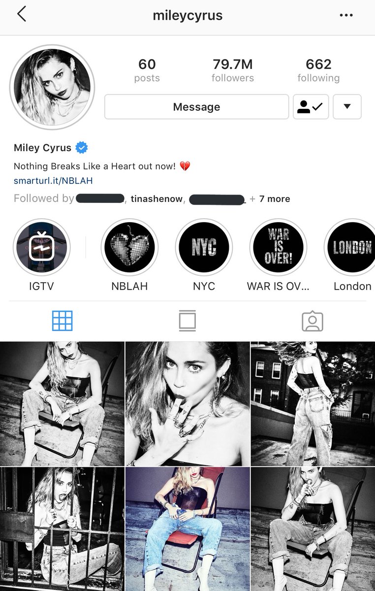iMusicAlerts's tweet photo. .@MileyCyrus has now changed her Instagram icon.

Previously, it was the "Nothing Breaks Like a Heart" cover art and she currently has a black/white theme going on. 

Could the official #M7 era announcement be upon us? 👀 https://t.co/zlqP0famWV
