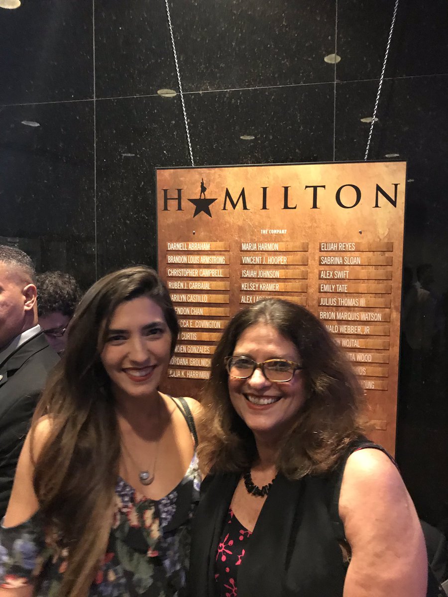 cecijayo's tweet photo. @HamiltonMusical Excellent show tonight! ๐ต๐ท I was able to take my mom who came to PR as an immigrant fleeing from Cuba. Sheโs suffered through a lot including the hurricanes, but today she gets to smile because of you! ๐โค๏ธ#Happybirthdayhamilton #hamiltonlotterywinner https://t.co/eHAxQ0lM1j