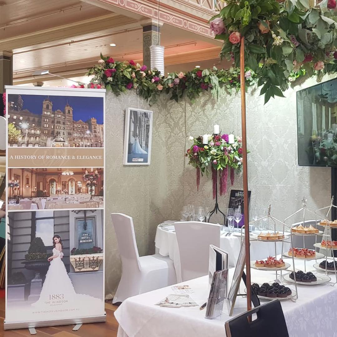 At the beautiful Royal Exhibition Building for the @ultimatebridalevent this weekend! Come and have a chat with us about your special day at our unique venues. #WindsorWedding 
.
#HotelWindsor #WindsorMoments