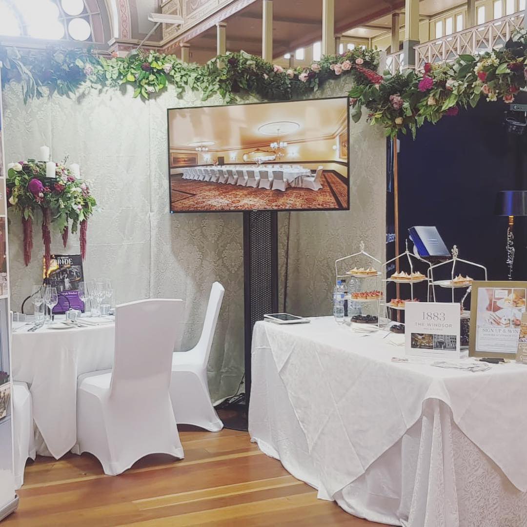 Hotel_Windsor's tweet photo. At the beautiful Royal Exhibition Building for the @ultimatebridalevent this weekend! Come and have a chat with us about your special day at our unique venues. #WindsorWedding 
.
#HotelWindsor #WindsorMoments https://t.co/metzkkhZyB