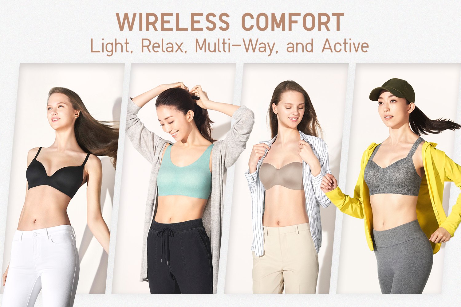 UNIQLO's Wireless Bra Multiway fits - Uniqlo Philippines