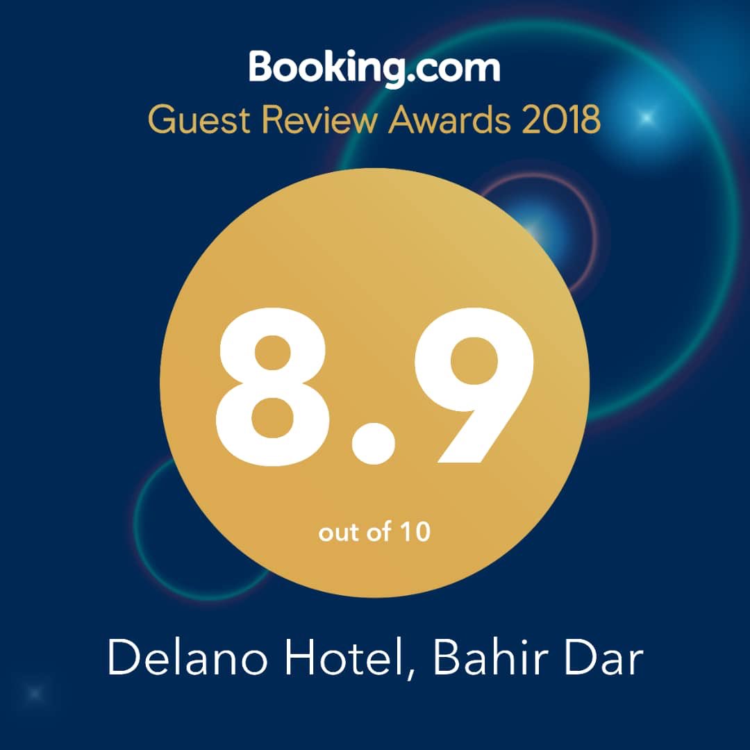 DelanoHotel's tweet photo. We are pleased to announce that Delano Hotel - Bahir Dar has been recognized with a 2018 https://t.co/WP2uVHIunq Guest Review Award Winner , based on the consistently great reviews we have earned on the world’s largest booking site. https://t.co/VdohbxLDD6