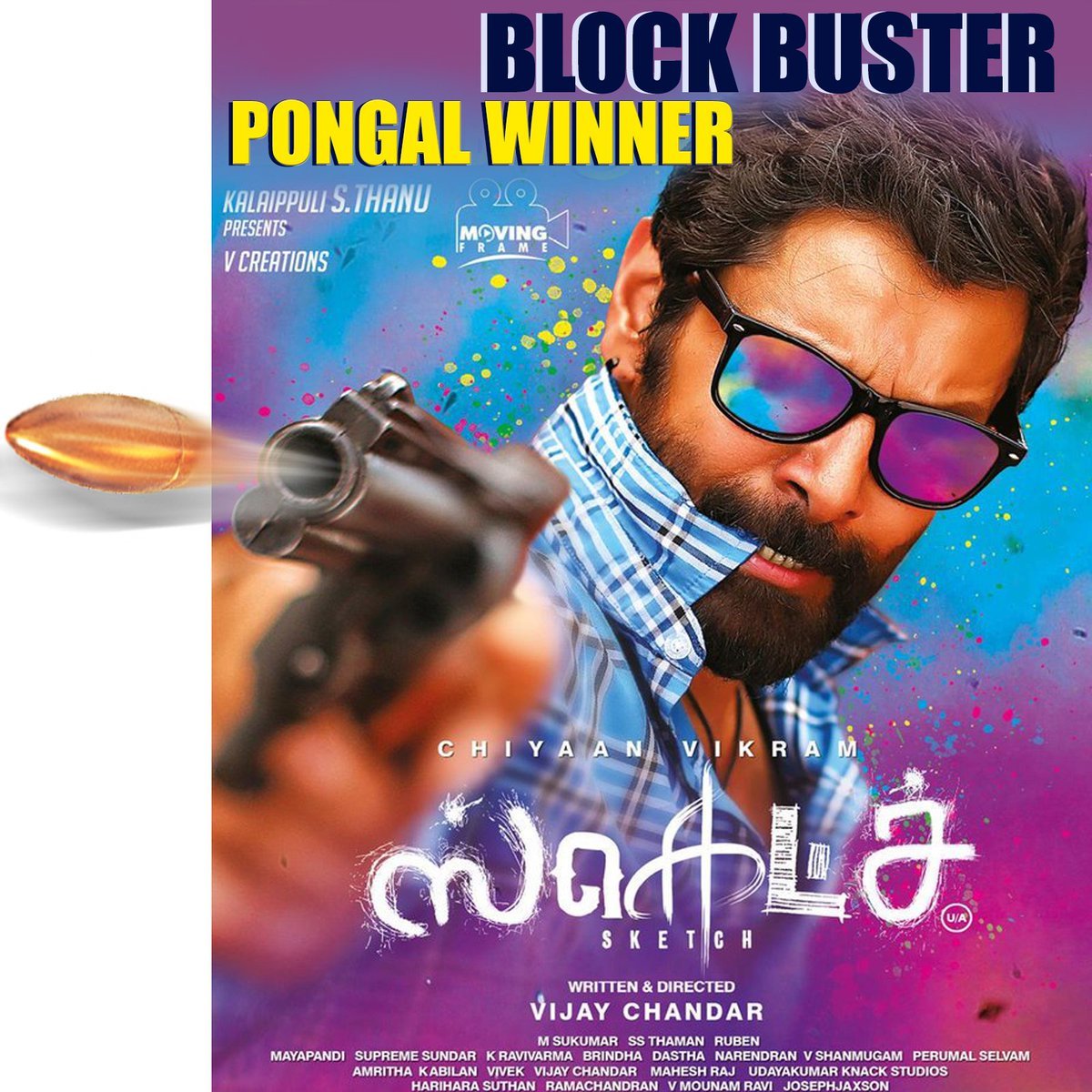 sasi___vikram's tweet photo. #BlockBusterSKETCH
】Power BGM
】Love Scenes
】Classy Songs
】Theri Dialogues
】Mass Sequences
】Sentiment Scenes
】Unexpected Climax Twist
A perfect mass entertainer
#1YearOfSuperHitSKETCH https://t.co/hLa8mWYSzm