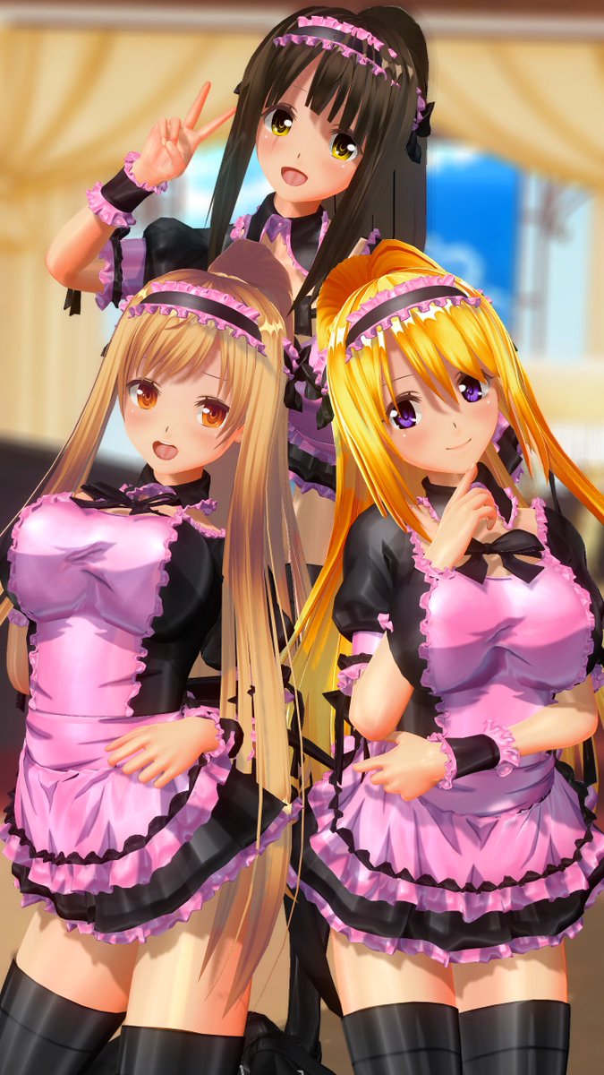 ポニテのメイドたち
#CM3D2 #COM3D2 