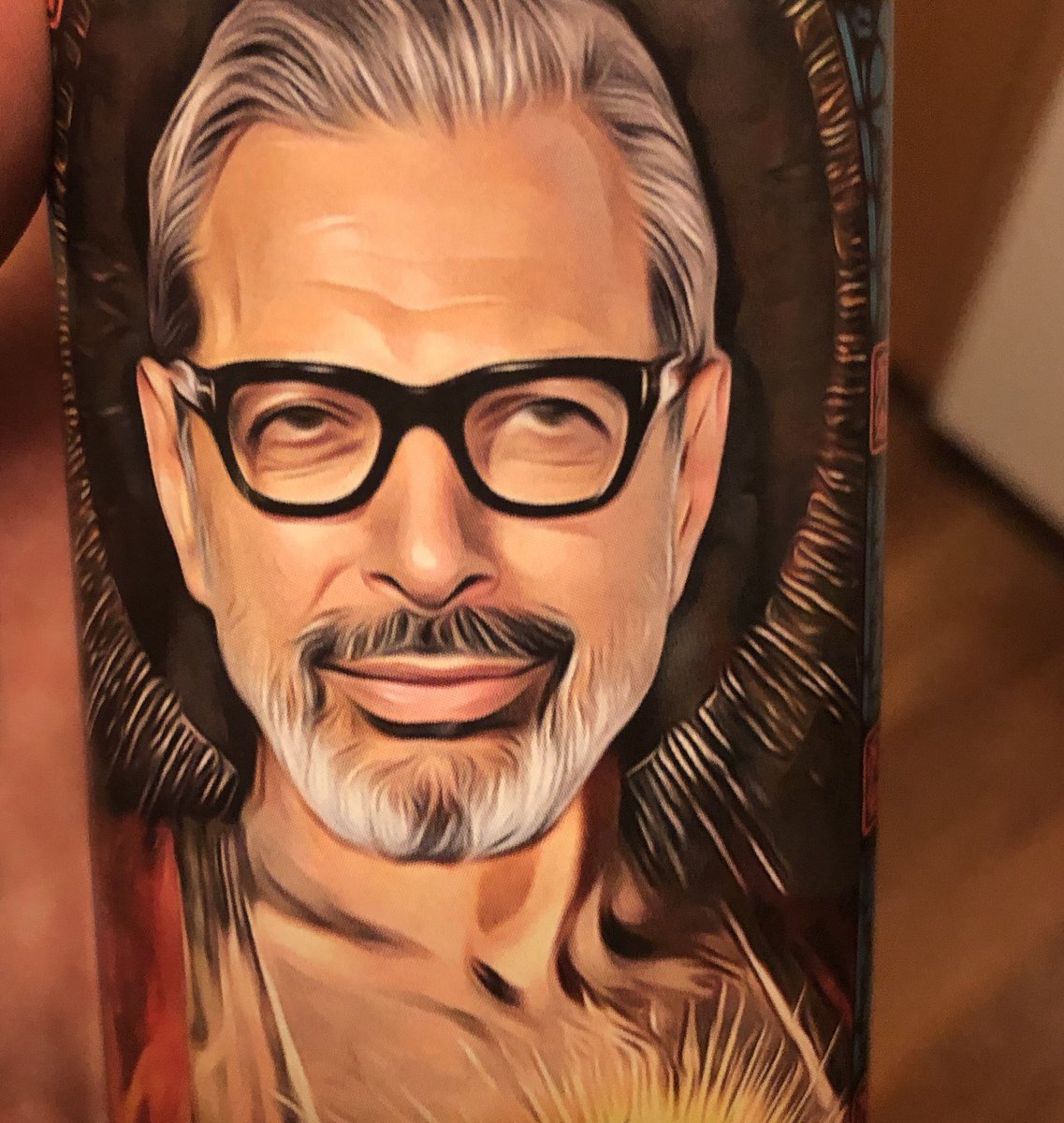 AvocadoChickNug's tweet photo. Just received the best belated Christmas gift ever! @jeffreygoldbIum  #LifeWillFindAWay  @jeffreygoldbIum, you sexy MF https://t.co/aY5Fz5QxOE