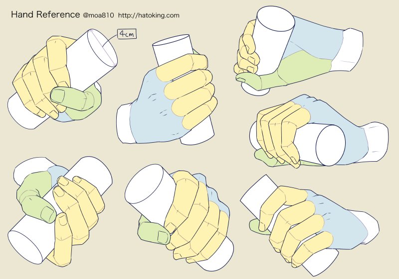 Moa お知らせ トレスokな手のイラスト資料集に ペンを持つ 左手 握り拳2 を追加しました T Co wjw0jtjn