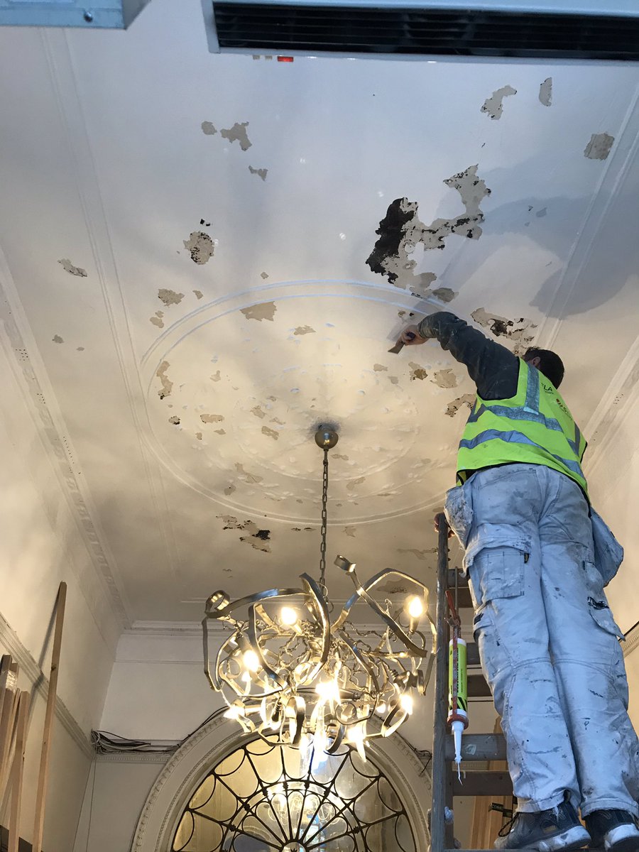 It all started with an idea to improve the acoustic qualities for our customers, then we went looking for a leak, a lick of paint was req’d..... Chef’ll be wanting a new oven next! Celebrating #Ely20YrsYoung <a href="/finerwine/">ELY WINE BAR</a> #ELYWINEBAR #Dublin