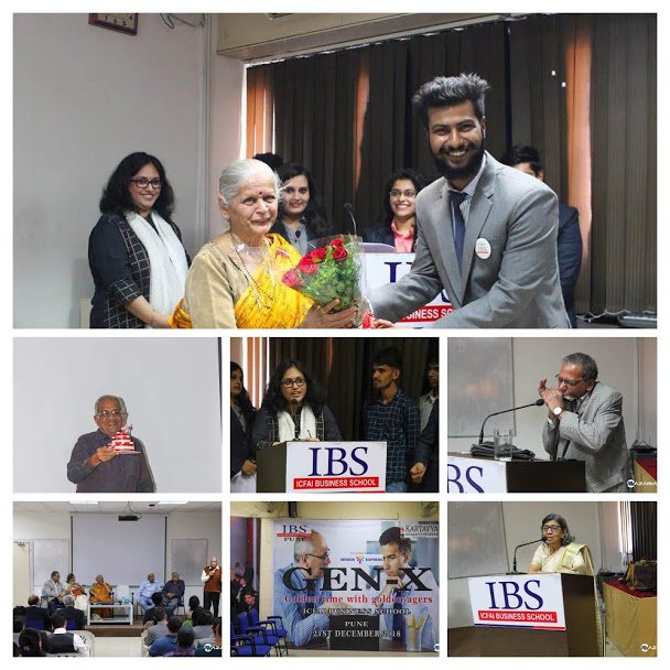 SeniorExpress1's tweet photo. Proud to share that #ICFAIBusinessSchool (#Pune) in collaboration with #SeniorExpress organised an unique #intergenerational event “GEN-X Golden Time With Golden Agers on Friday, 21st December, 2018 - https://t.co/LBDFKAriih https://t.co/4t21t35nzf