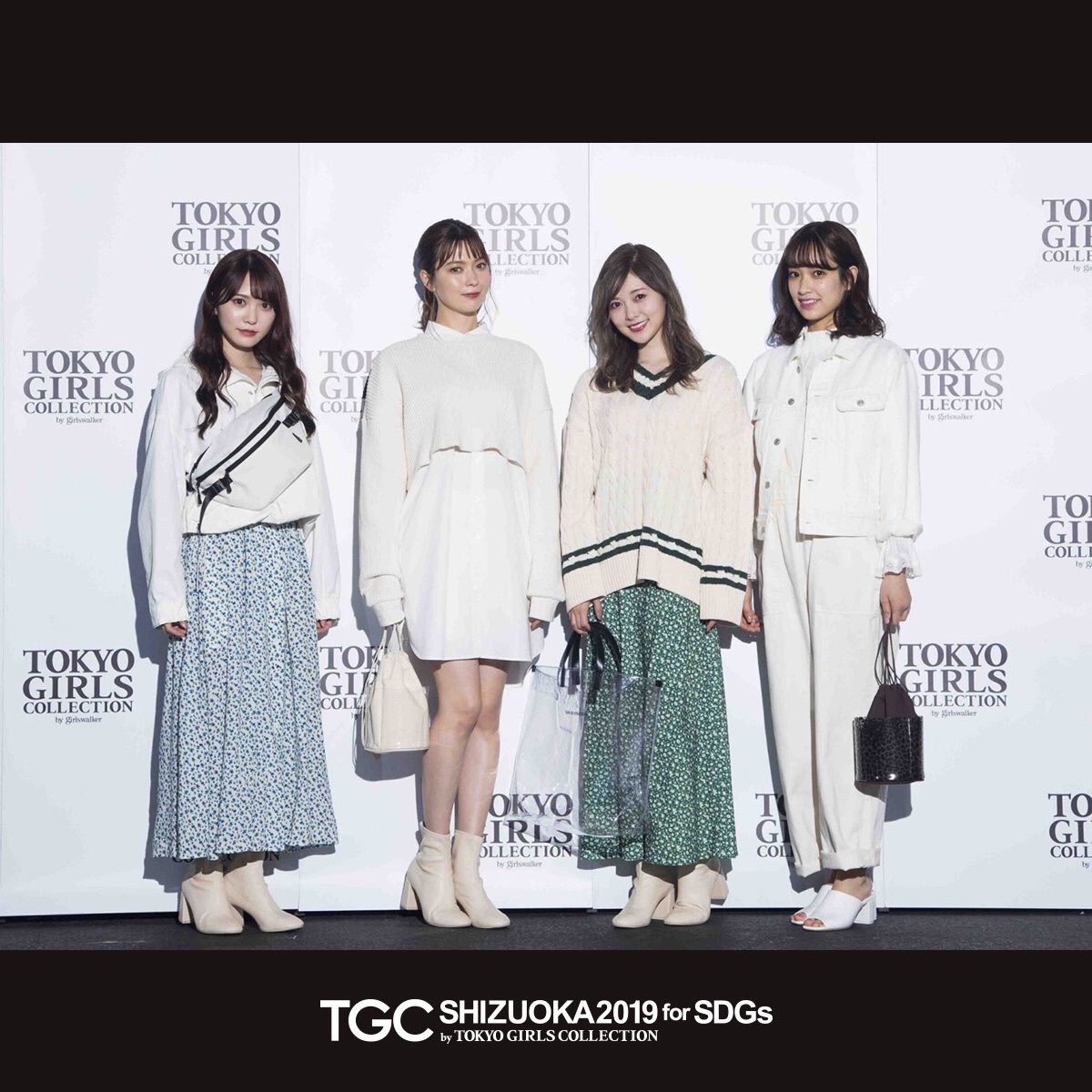 Lowrys Farm Tgcしずおか 静岡parcoステージに登場 春の新作を可愛く着こなしていただきました Tgcしずおか Tgcしずおか19 白石麻衣 加藤史帆 佐々木久美 八木アリサ Lowrysfarm