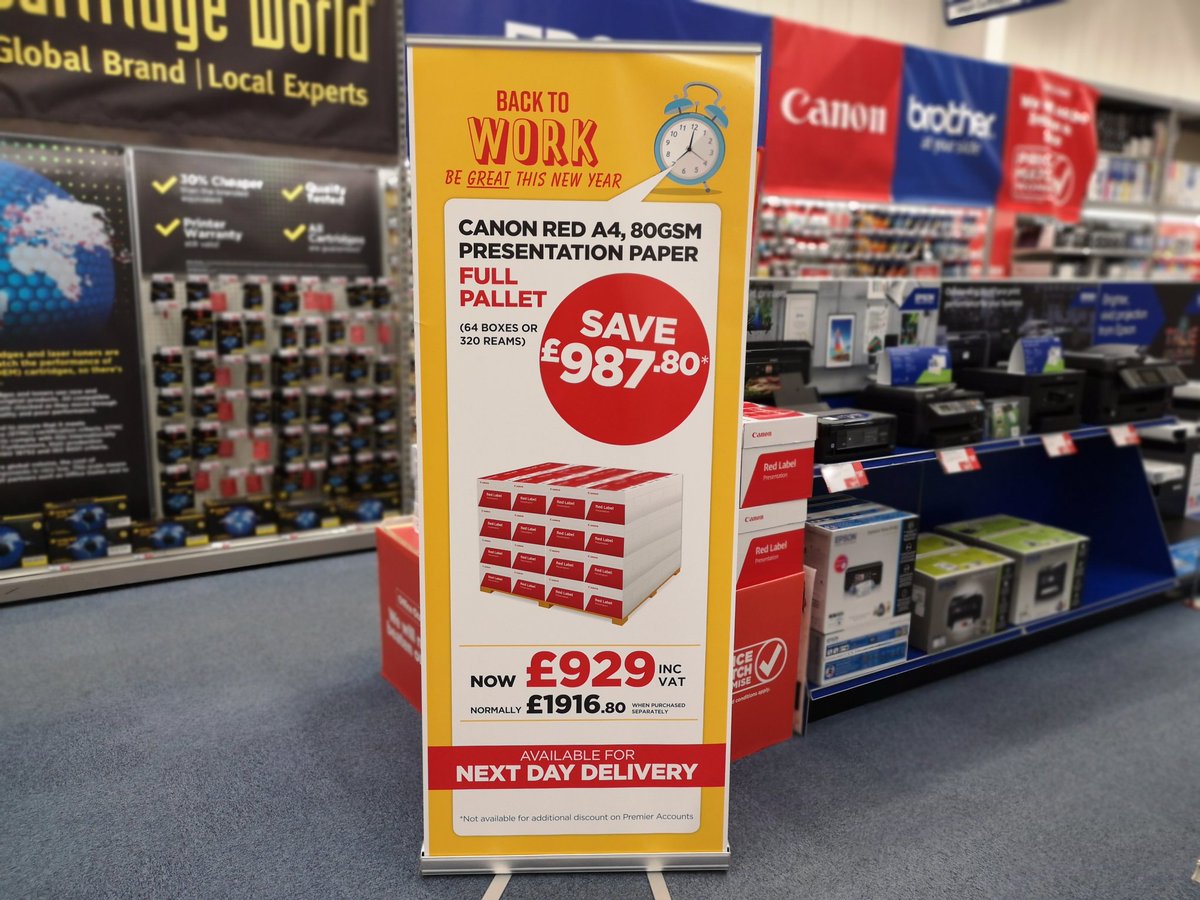 OfficeOutHull's tweet photo. Stock up on #paper for your #business and save nearly £1k!!!!
Come and see us @OfficeOutHull to see how else we can help your business save money this year.
#backtowork https://t.co/THaAHmUCja