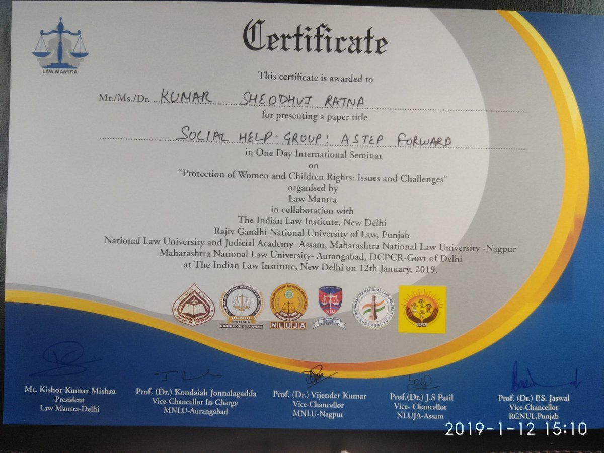 SaveChildInd's tweet photo. Team successfully presented the paper for #SocialHelpGroup
Jury felt satisfied and encouraged the work. https://t.co/lK74IC7BJN