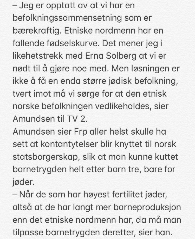 KrHoaas's tweet photo. @forteller @siljegrytten @erna_solberg Kanskje en aldri så liten «jødetest» kan virke opplysende  om hva dette er? Velkommen tilbake til 30-tallet... https://t.co/3RYSBQSA8f