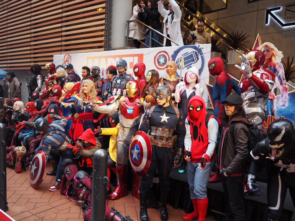 Twitter पर 梅田コネクト Marvel Umeda Round 19 のオープニングとして開かれた茶屋町streetイベントに行ってきました 3 15封切りのキャプテン マーベルのコスプレまで クオリティ高かった マーベル梅田 Marvelumedaround19 T Co