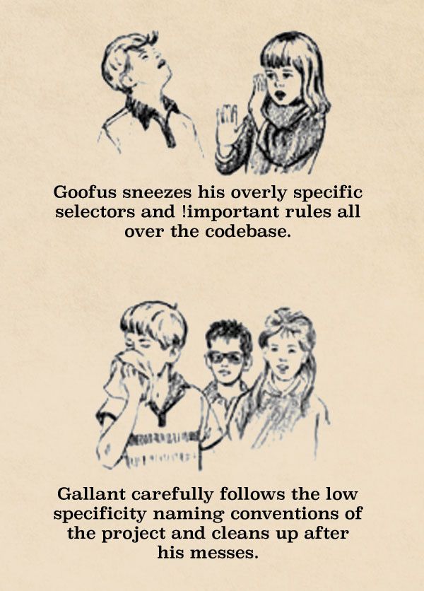 css's tweet photo. CSS Wisdom from Goofus and Gallant https://t.co/Yqe7c37NZJ https://t.co/wjoLL090I0