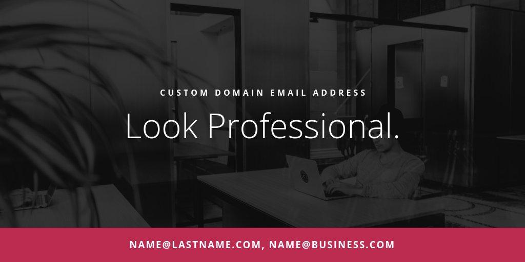 emailkitnet's tweet photo. Still using @gmail, @yahoo, @hotmail email address? Get a professional, name@lastname.com, name@businessname.com custom domain email address with a few simple steps. Get started on https://t.co/5jQixCLOBr https://t.co/ThbqtT8XXb