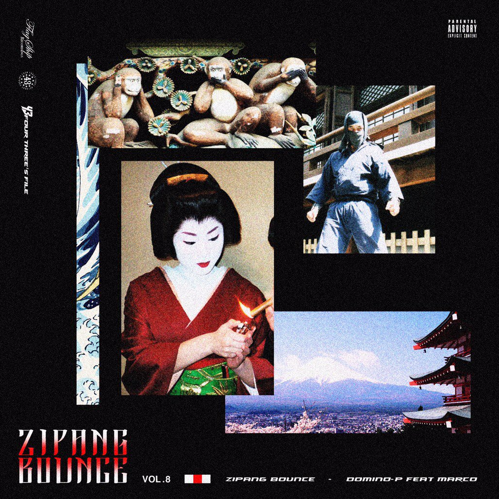43FORCERECORDS's tweet photo. 【 #43sFILE No.8】

2019.1.13 out

DOMINO-P - ZIPANG BOUNCE feat. MARCO (Prod. MisterBee)

#43forcerecords #FlagShipRec https://t.co/Ke5MW8N0fp