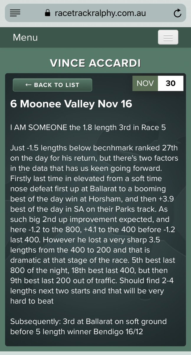 rtralphy's tweet photo. I Am Someone’s data from his first up Moonee Valley run 👇 https://t.co/fkYAuH5rsL