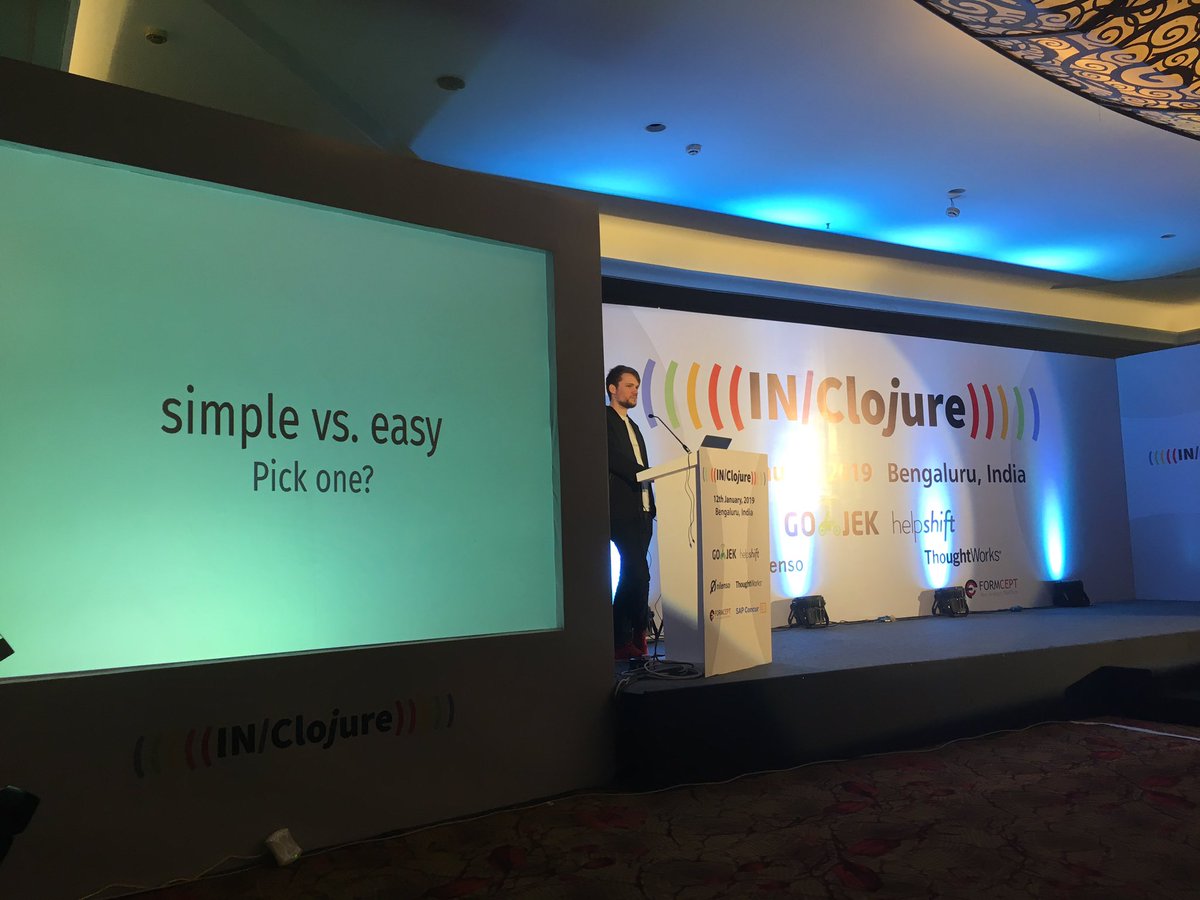 in_clojure's tweet photo. Documentation is one of the elements that makes simple things easy.

@martinklepsch on cljdoc at #inclojure! https://t.co/5Yh4g6Ro3n