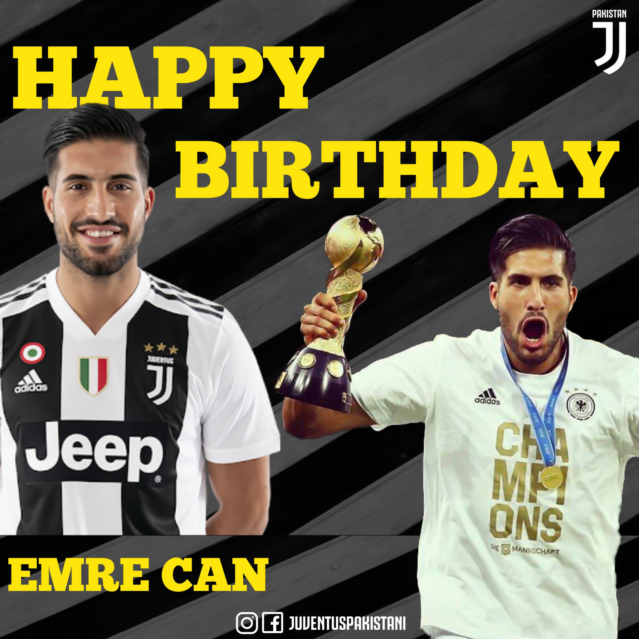 Happy birthday Emre Can, who turns 25 today!      