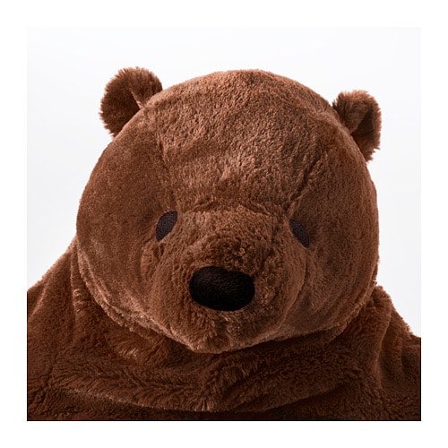 たじキスタン V Twitter Ikeaのサメが人気だけどクマも可愛いじゃん やば このリアルな小顔感がサイコー デフォルメされたクマ じゃなく怖いかんじのクマが好きなんよhttps T Co Zqx72ipxve