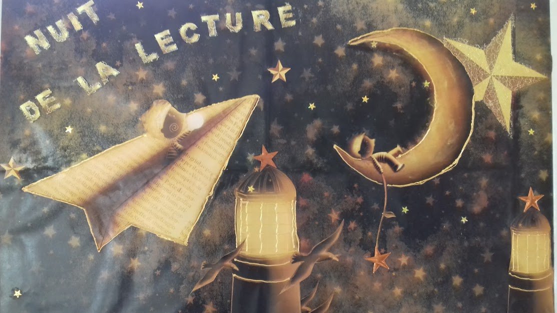 SolangeGentile's tweet photo. J-7 avant la #NuitLecture @MinistereCC  Médiathèque du Pont du Las @VilleDeToulon prête pour cette nouvelle édition https://t.co/2Ie0lNqIxD https://t.co/li0qkADBth