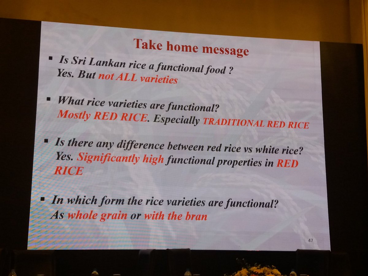 Roshan Delabandara (@delabandara) on Twitter photo Take home message on traditional rice #NSSL2019 <a href="/NutSocSL/">Nutrition Society of Sri Lanka</a> Take home message on traditional rice #NSSL2019 <a href="/NutSocSL/">Nutrition Society of Sri Lanka</a>