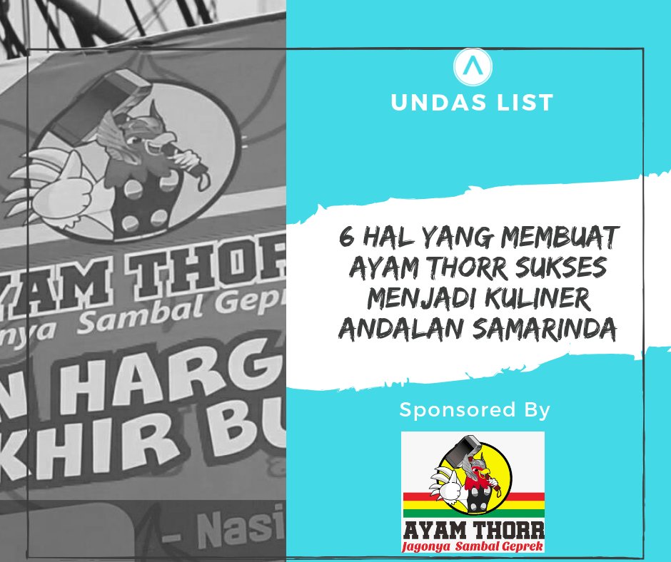 6 Hal Yang Membuat Ayam Thorr Sukses Menjadi Kuliner Andalan Samarinda undas.co/2019/01/6-hal-…