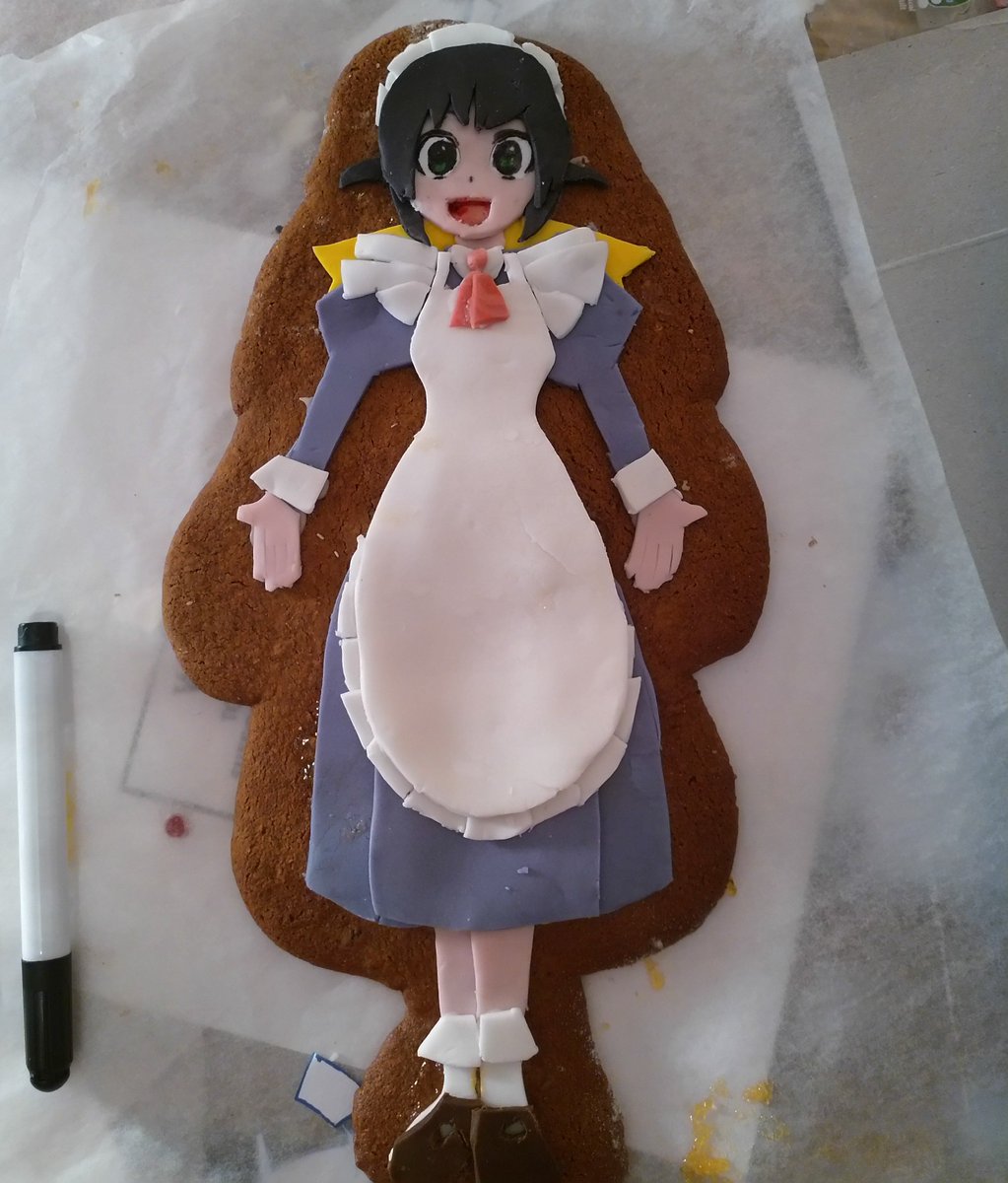 Otacookie オタクッキー Mahoro From Mahoromatic I Still Have A Lot Of Learning To Do The Face Didn T Come Out Like My Sketch But It Was A Big Job Using Over