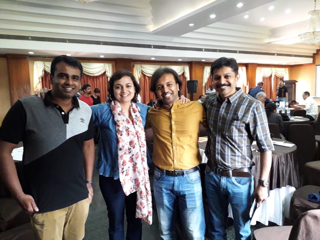 PoojaShankar2's tweet photo. Fun time with D'frenz with my tean #c2codoffsite18 https://t.co/qupSDVAfJs
