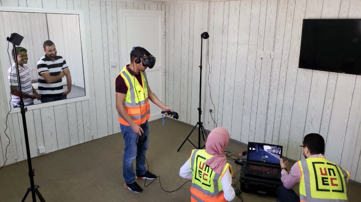 unec_co's tweet photo. As a step for Construction Tech implementation,#TeamUNEC successfully integrates the BIM-Virtual Realty into the construction process of #DeiraMall Project in #Dubai. BIM-VR implementation leads to better integrated design solutions by building models virtually.
#UNE https://t.co/aFwmp7dd7a