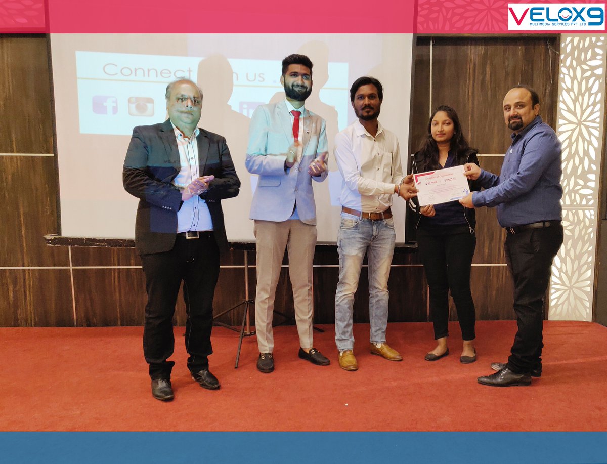 Velox9Ltd's tweet photo. @RemaxV21 felt immensely Privileged to be a part of the #trainigsessionand be able to share our Knowledge and Experiences on The Power of Digital Media, hope it helped.
Looking forward to #morelearning and #moreearning
#remax #remaxv21realtyplus #realestate #DigitalMarketing https://t.co/G2m39eVN6i