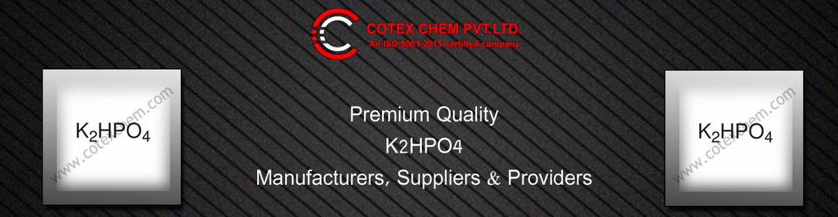 PvtChem's tweet photo. K2HPO4
K2HPO4 is a highly water-soluble salt which is often used as a fertilizer, food additive and buffering agent.
Read More About Our Product
https://t.co/GlhNvTpj6W https://t.co/Uwua553ZYE