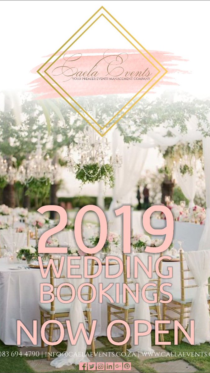 2019 Bookings Now Open
#weddings #bookings #soiree #planning #coordination #design #byappointmentonly #eventplanners #caelaevents