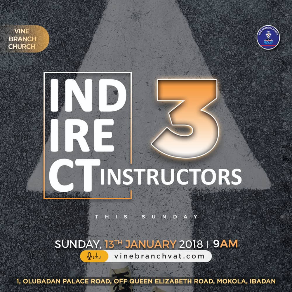 VBCmokola's tweet photo. Receiving Divine Instruction,
Growing in Practical Wisdom,
Enjoying a Fresh Start!
The landmark series (#IndirectInstructors) continues
9am | This Sunday...
#IndirectInstructors
#VBCservice
#AFreshStart https://t.co/juWUFYrdXa