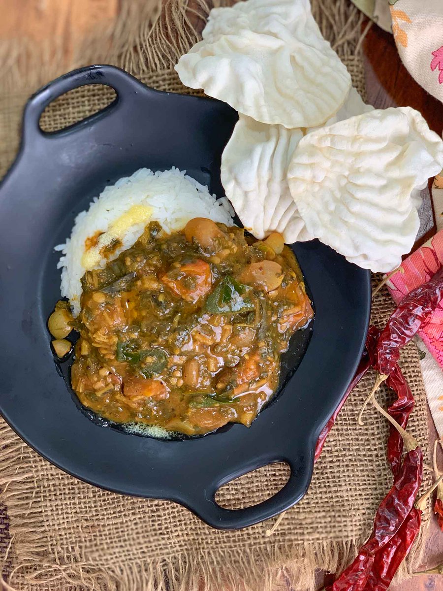 Curry in a Naan Thandu Keerai Sambar Recipe - Amaranth Greens Sambar Recipe: Thandu Keerai Sambar is a very traditional South Indian lentil curry made from spinach or amaranth leaves or any other green leaf of radish or beet. The sambar is cooked in a… dlvr.it/QwW8wB