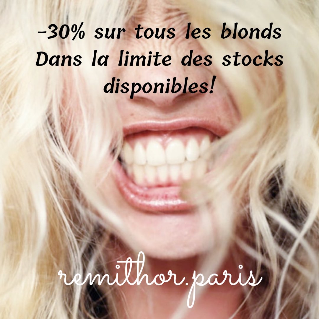 remithorparis's tweet photo. Soldes sur tous les blonds au salon Paris Opéra et Grand Paris! #soldes #blondme #it #blonde #blond #cheveuxblonds #rémithorparis #rémithorgrandparis #paris #créteil #coiffeurparis #échat #contraste #meilleurcoiffeurcréteil #visagiste #coiffeurparis9 #coiffeurparis2 #coloriste https://t.co/QbrWmMK0AH