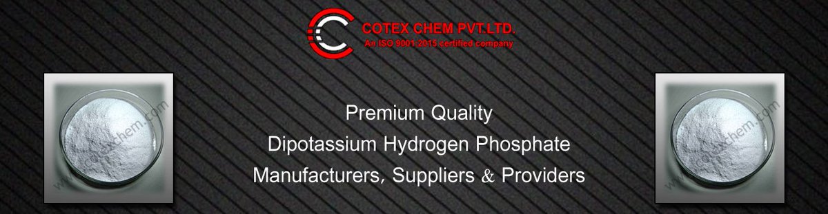 PvtChem's tweet photo. Dipotassium Hydrogen Phosphate
Dipotassium Hydrogen phosphate is also used to make buffer solutions and it is used in the production of trypticase soy agar which is used to make agar plates for culturing bacteria.
Read More About Our Product
https://t.co/7hLVGA8S6P https://t.co/qnpZTbNk51