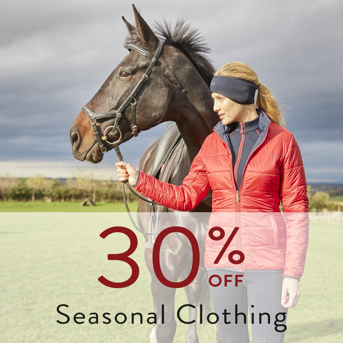 Start the weekend right, with 30% off seasonal clothing at R&amp;R country. Shop online at randrcountry.co.uk and at our Selby and Melton Mowbray stores! #weekend #weekendvibes #country #countrystyle