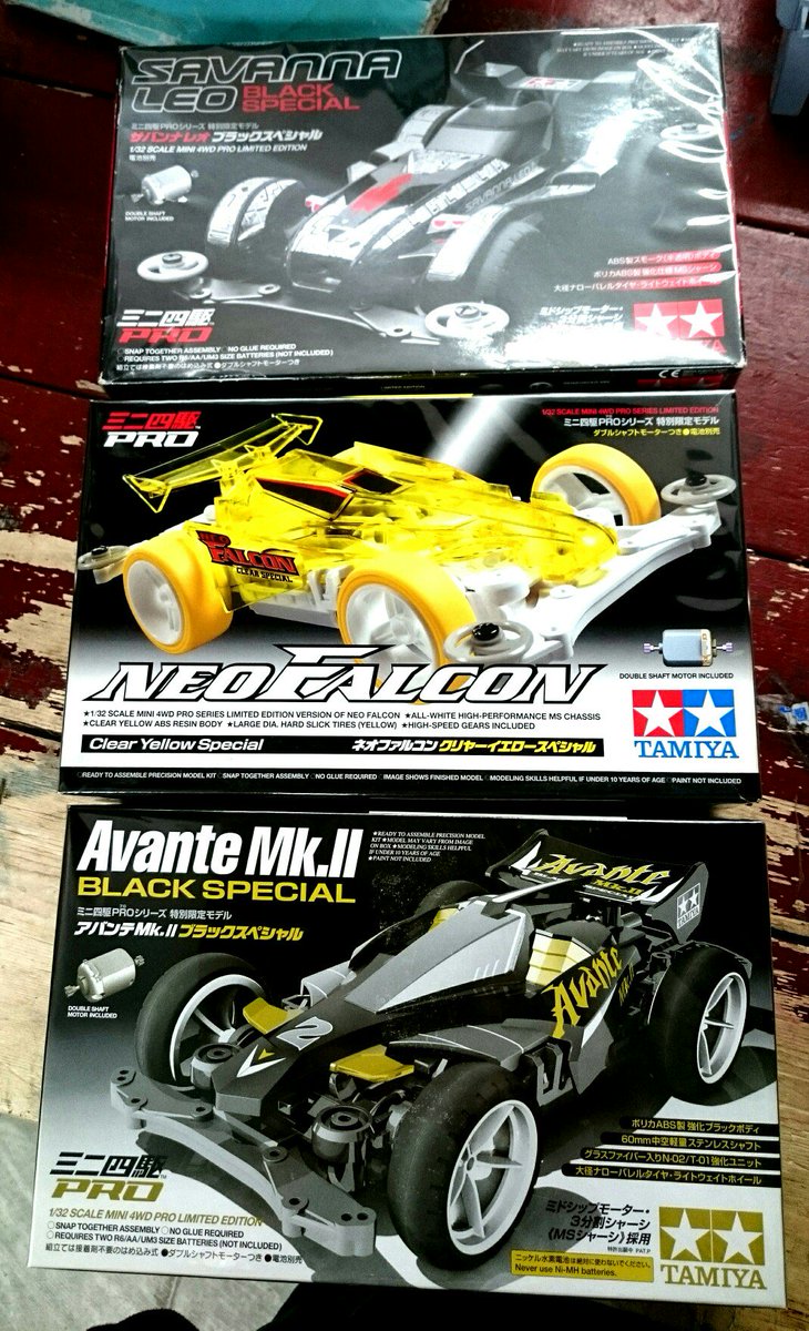 続・ミニ四駆入荷情報✨ 『サバンナレオ ブラックスペシャル』 『ネオ