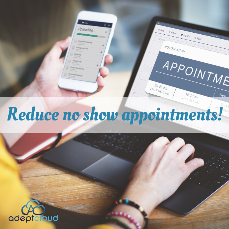 Adeptcloud1's tweet image. Did you know online booking systems can help reduce no shows by up to 50%?! Give your business the boost that it needs in 2019 by partnering with Adept Cloud!

Find out more: adeptcloud.co.uk