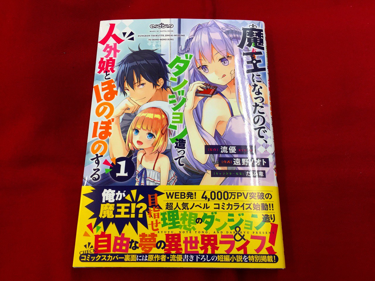 ｱﾆﾒｲﾄ大宮 今だけｱﾌﾟﾘﾎﾟｲﾝﾄ3倍 書籍販売情報 コミック 魔王になったので ダンジョン造って人外娘とほのぼのする 1巻 好評発売中マメ Web発大人気小説 待望のコミカライズ第1巻 カバー裏面に原作者 流優 先生書き下ろし短編小説を収録マメ