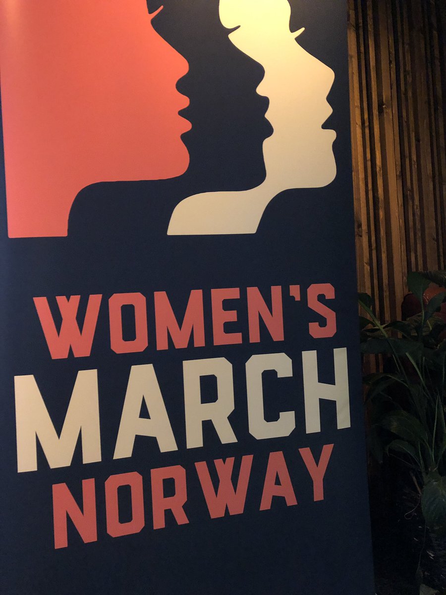 Gleder meg til å holde foredrag for mange engasjerte kvinner i dag! <a href="/wommarnor1/">Women's March Norway</a> holder workshop om hvordan man vekker engasjementet på sosiale medier. #WomensMarch