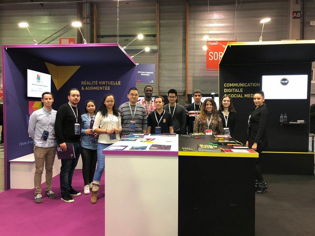 EPSIParis's tweet photo. Nous vous attendons au Salon Numérique et Informatique 😊 https://t.co/pz9nxMydwx